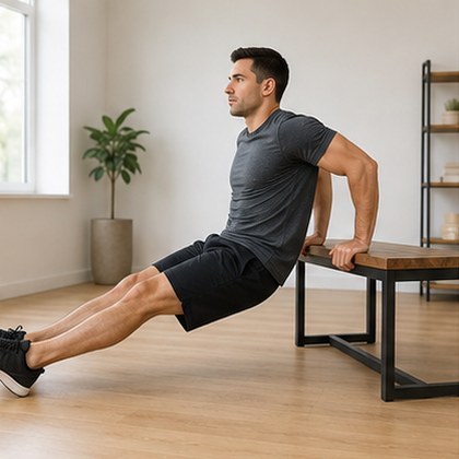 Bench dip, men’s version